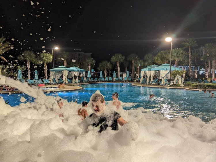 (Option A) Water Parks Single Session Bubble Fanatics Foam Party